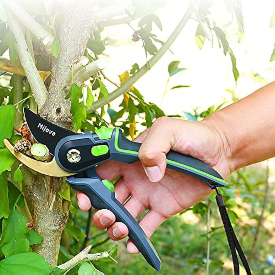 Garden Pruners,Pruning Shears for Gardening Heavy Duty with Rust Proof Stainless Steel Blades,Best Bypass Pruner Garden Shears Professional Gardening Tools (Can Cut Small PVC Pipes)