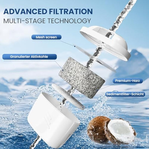 GOLDEN ICEPURE Water Filter Cartridges Compatible with Brita Maxtra+, Maxtra Plus, Mavea, Anna Duomax, 12 Pieces