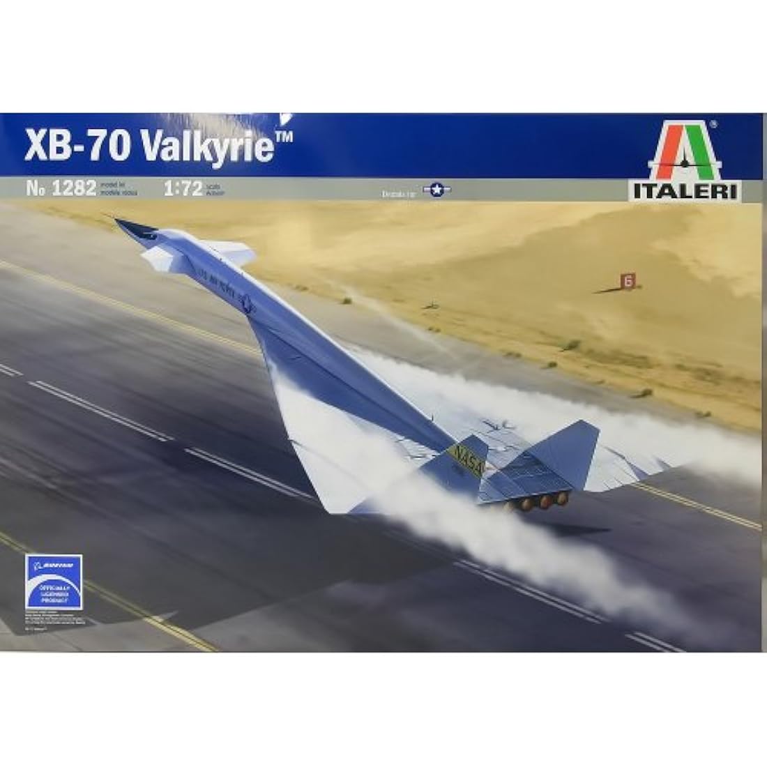 Italeri 1282 XB - 70 Valkyrie, Scale 1:72, Plastic Model Kit
