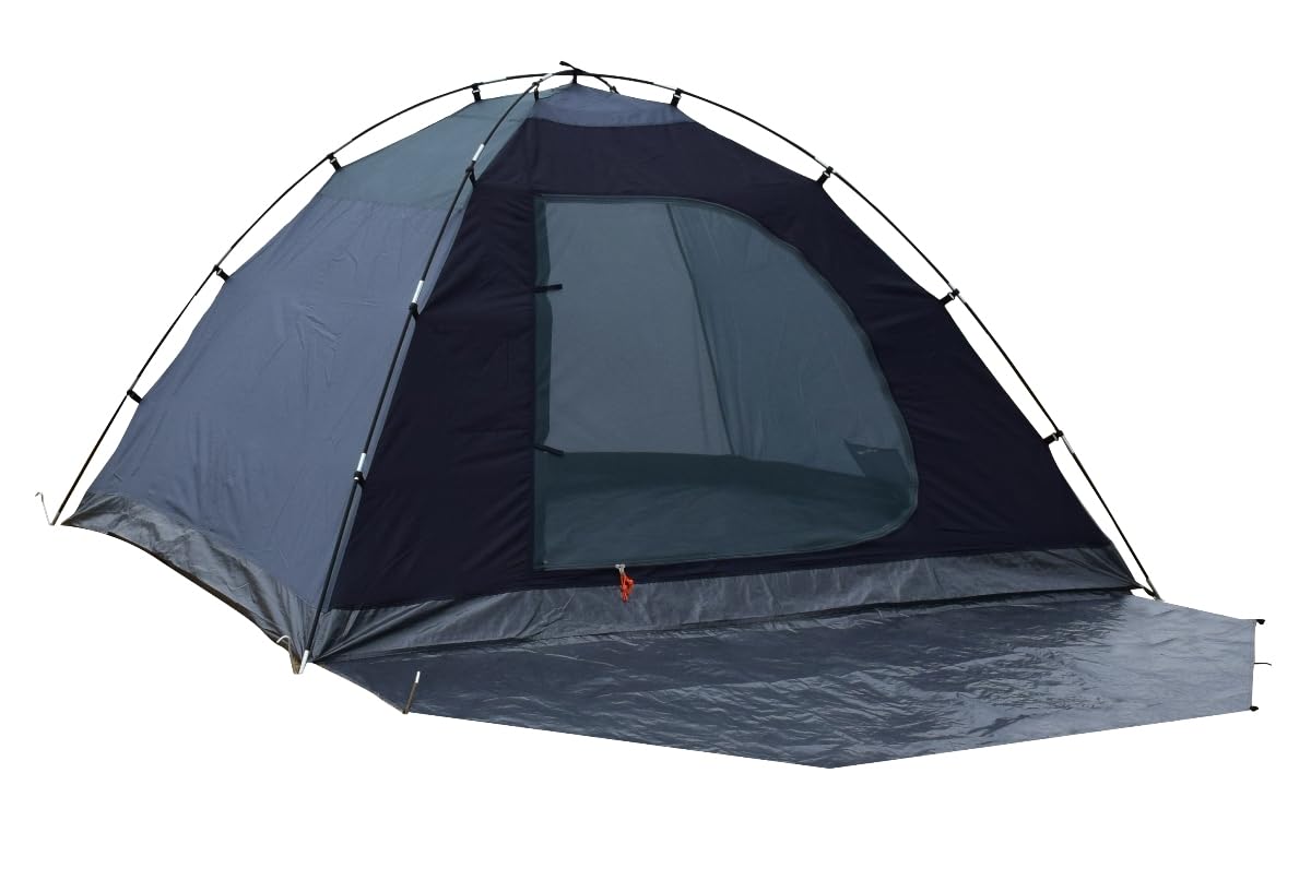 SAFACUS 3-4 Person Dome Camping Tent, Double layer, Full Waterproof Holiday Family 3 to 4 Man Tent, Easy to Set Up for Outdoors Hiking Fishing Traveling Beach Vacation