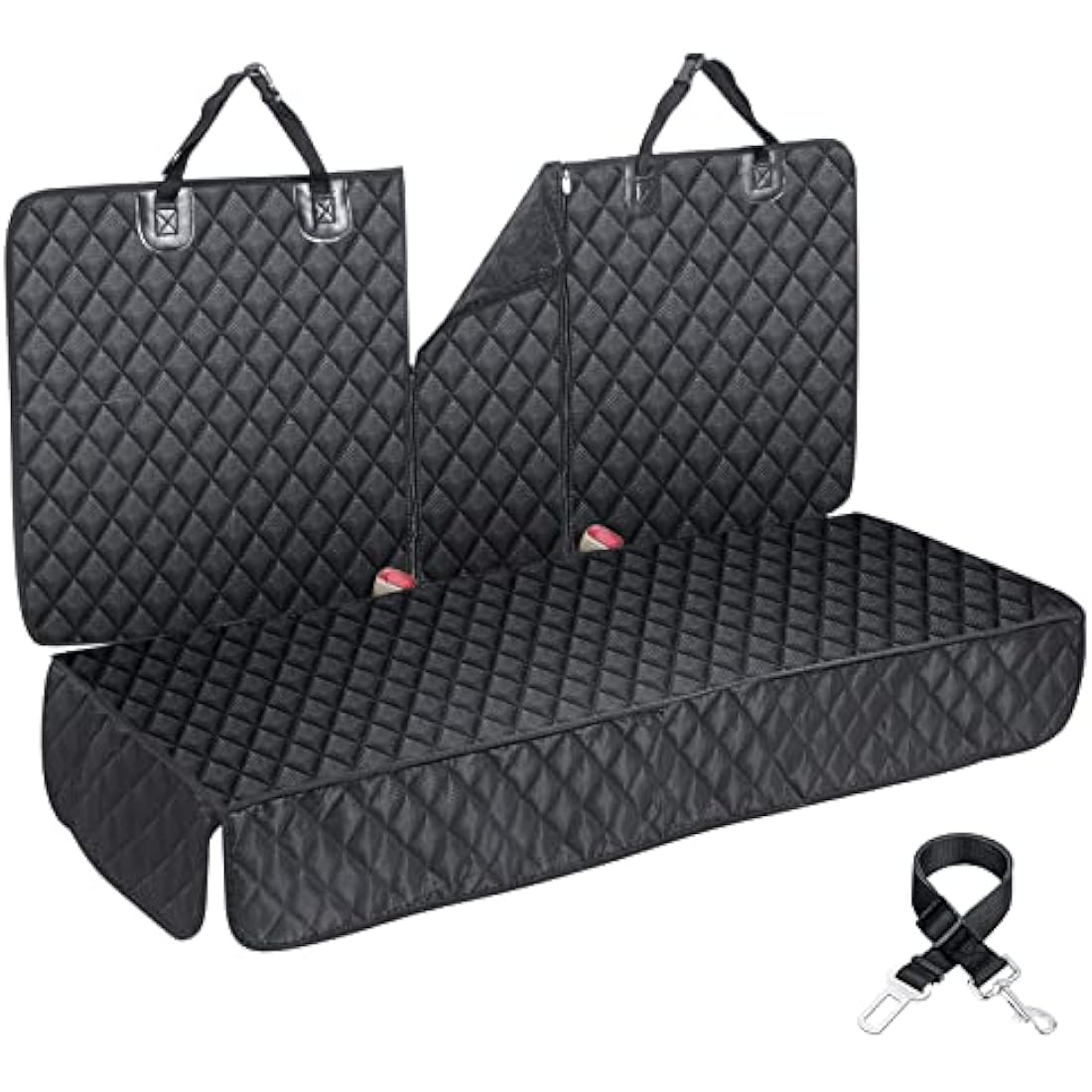 ANOSOSPECIAL Dog Car Seat Cover for Back Seat Cover for Kids,Waterproof Universal Fit Pet Rear Seat Protector for Van SUV (XL, Black)