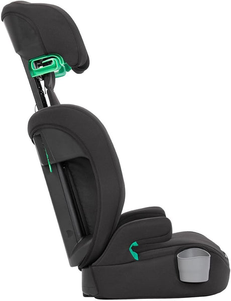 Graco Eldura R129 Harness Booster (76-145cm - 15 Months to Approx. 12 Years). Harness mode from 15 months to approx. 4 Yrs (76-105cm), Highback mode from approx. 3.5 to 12 yrs (105-145cm), Midnight