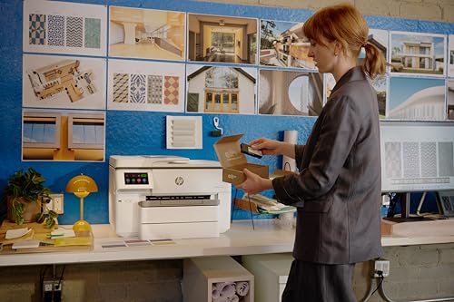 HP OfficeJet Pro 9730e All-in-One Printer | Colour | for Small Office | Wireless | Print, Scan, Copy, ADF | Up To A3 | 2 Tray | 6 months free Instant Ink limited time only