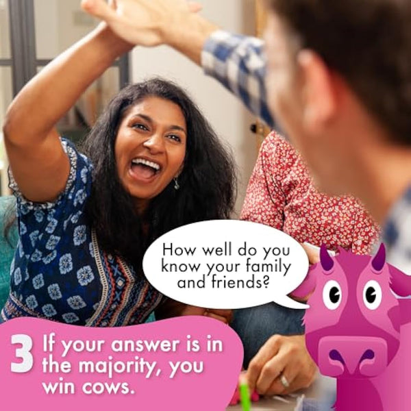 Herd Mentality – Udderly Hilarious Family Board Game for 4–20 Players | Easy to Learn, Loved by Millions, with Bonus Online Exclusive Content