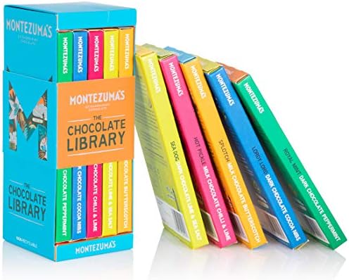 Montezuma's Bar Library, Chocolate Bars In Various Flavours, Gluten Free, 5 x 90g Bars (450g Total)