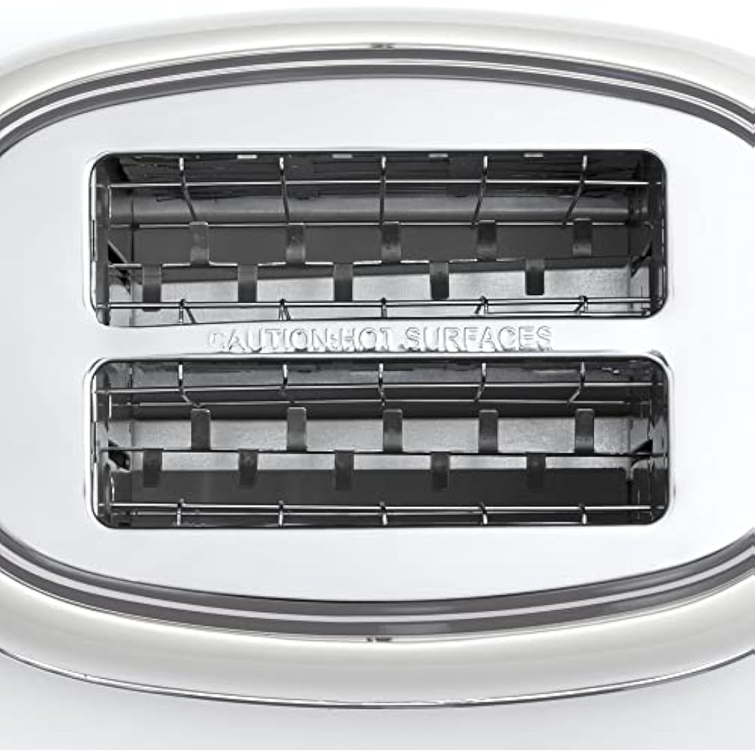 Haden Heritage White Toaster 2 Slice - Variable Browning Control - Electric Stainless Steel Toaster - Economy Mode - Reheat, Cancel and Defrost Functions - 1370-1630W