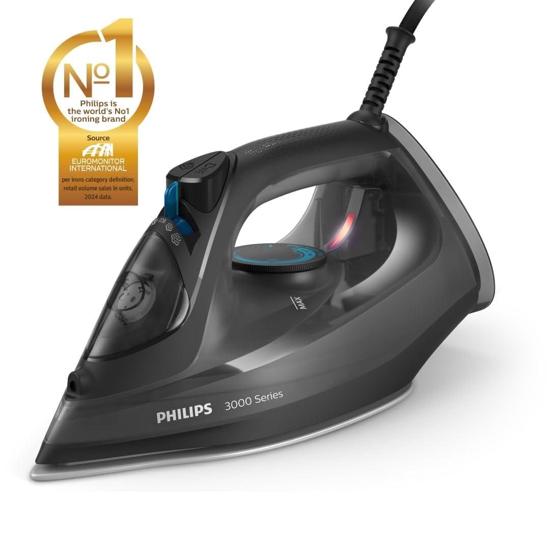 PHILIPS Philips Steam Iron, Dark Grey, 200 g Steam Boost