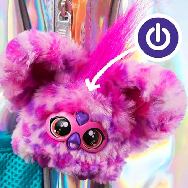 Furby Furblets Hip-Bop Mini Electronic Plush Toy, Pink