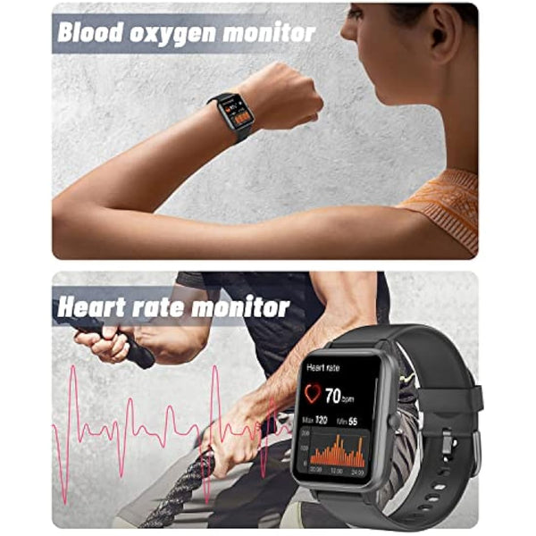 GRV Smart Watch Answer Dial Call,Smart Watches for Women Men with Heart Rate Monitor,Step Counter,Sleep Tracker,Sports Fitness Tracker Watch Call SMS Notification Smartwatch for Android iOS Phone