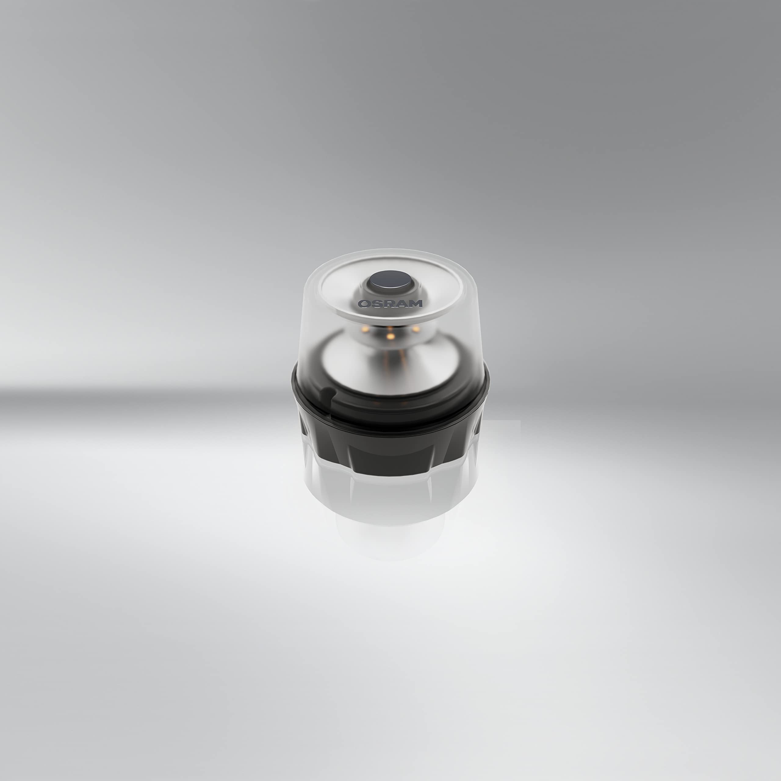 OSRAM LEDSL102 Ledguardian Road Flare Sign V16 Emergency Light for Cars, Breakdown Light, Car Emergency Beacon, Round Safety Warning Light for Vehicles and Motorcycles