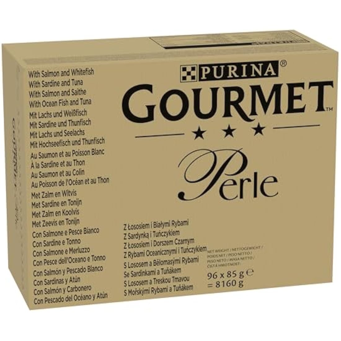Gourmet Perle Seaside Duo In Gravy Wet Cat Food 96X85g