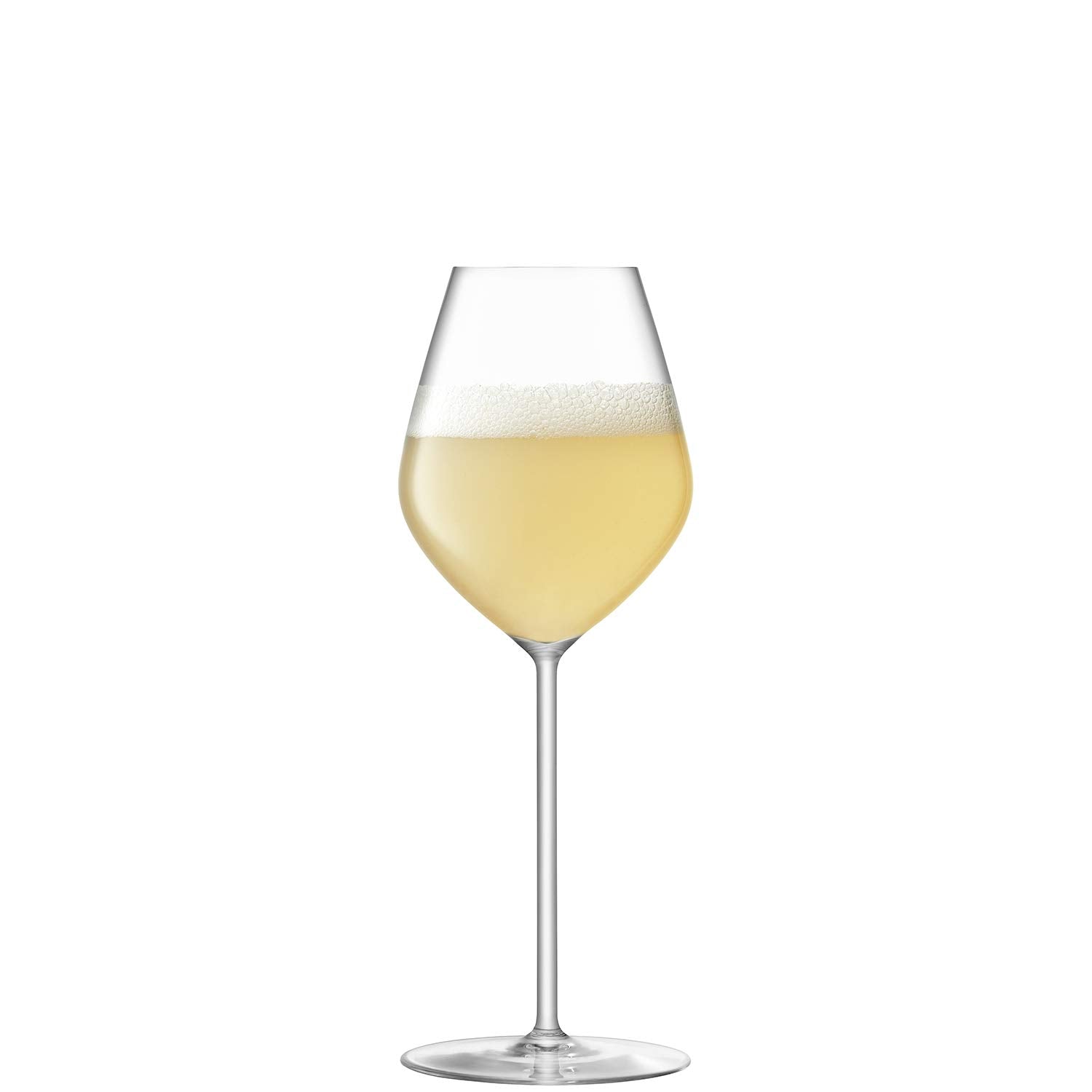 LSA International Borough Champagne Tulip Glass 285ml Clear | Set of 4 | Dishwasher Safe | BG15