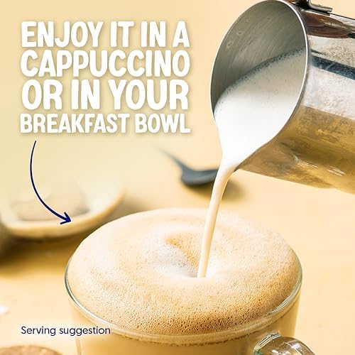 Alpro Barista Foamable Oat Plant-Based Long Life Drink - Great for Coffee Foam - Vegan Dairy Free & Lactose Free - 1L (Pack of 8)