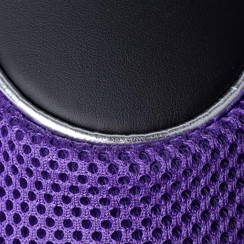 Andux Golf 460cc Driver Fairway Wood Club Head Covers with Zipper Closure Set of 3 Purple