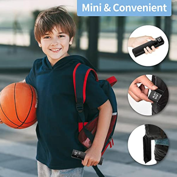 Electric Ball Pump,Smart Football Pump Portable Fast Ball Inflation with Accurate Pressure Gauge and Digital LCD Display for Football Basketball Volleyball Rugby (2 Needle and 1 Nozzle)