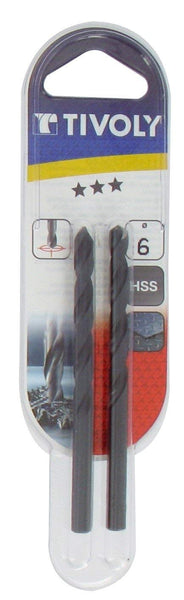 Tivoly 11436720300 TX Metal Drill Bit Diameter 3.0 mm Pack of 2