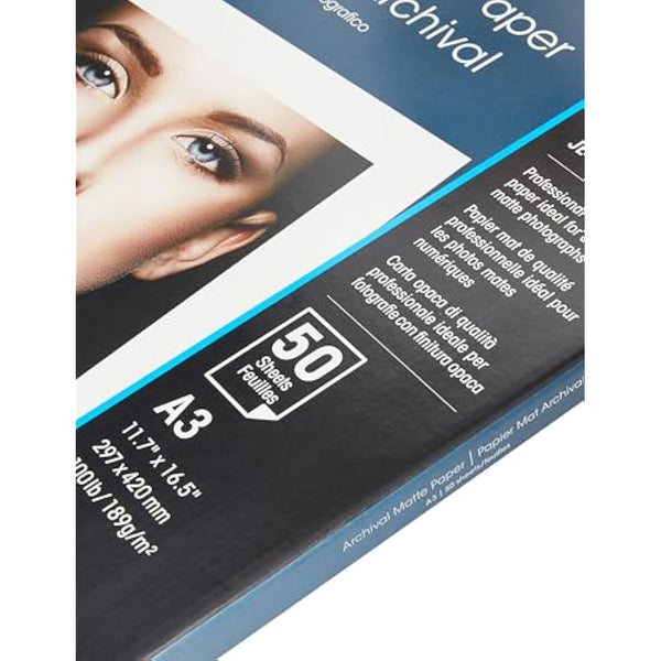 Epson 2357148 Archival Matte Paper Matte paper A3 (297 x 420 mm) 189g / m2 50 sheets