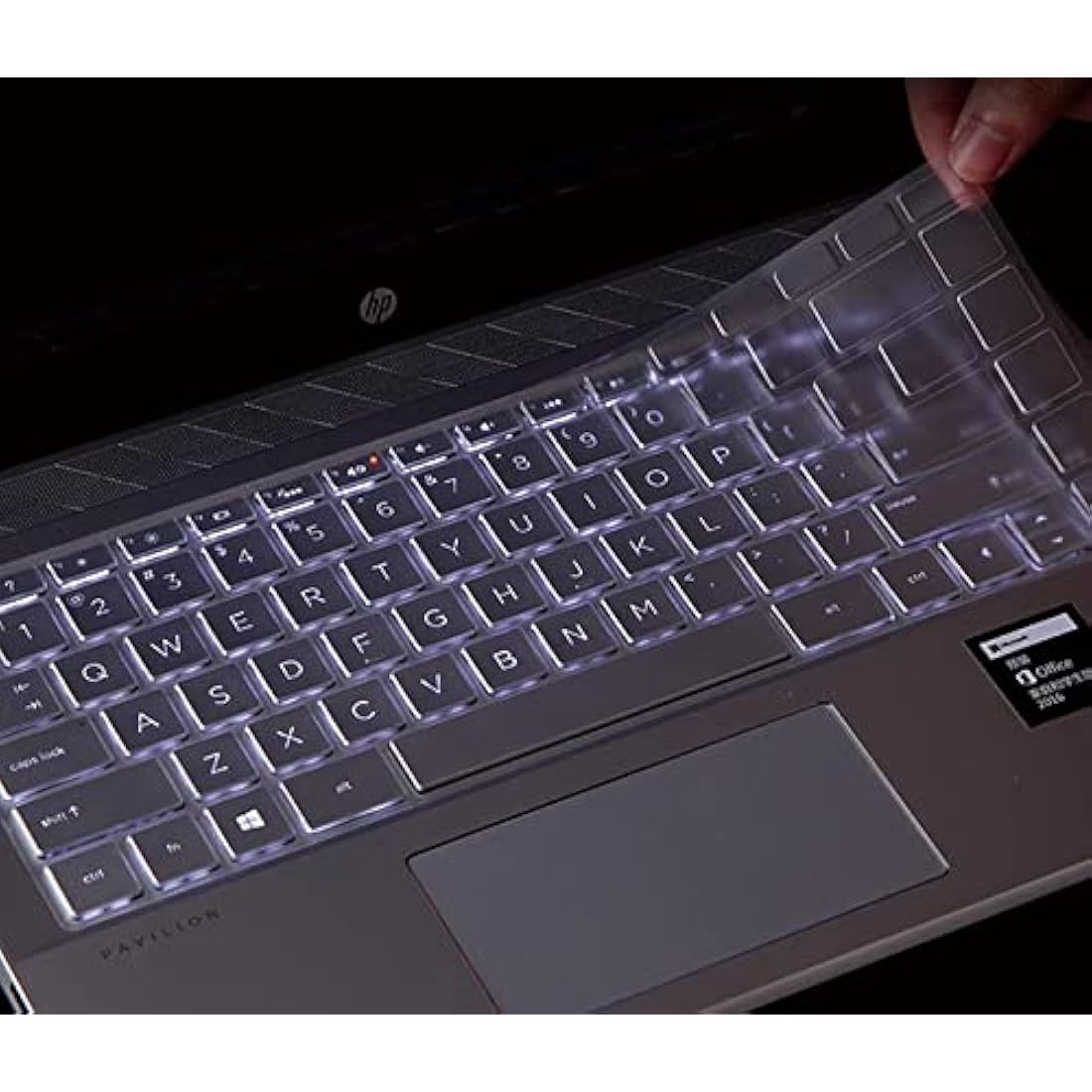 For HP Pavilion x360 14 Keyboard Cover Soft-Touch Clear Protective Skin for HP Pavilion x360 14M-BA 14M-BW Series/2020-2018 HP Pavilion 14" Notebook/HP 14-BF050WM 14 Inch Laptop Keyboard Cover Skin