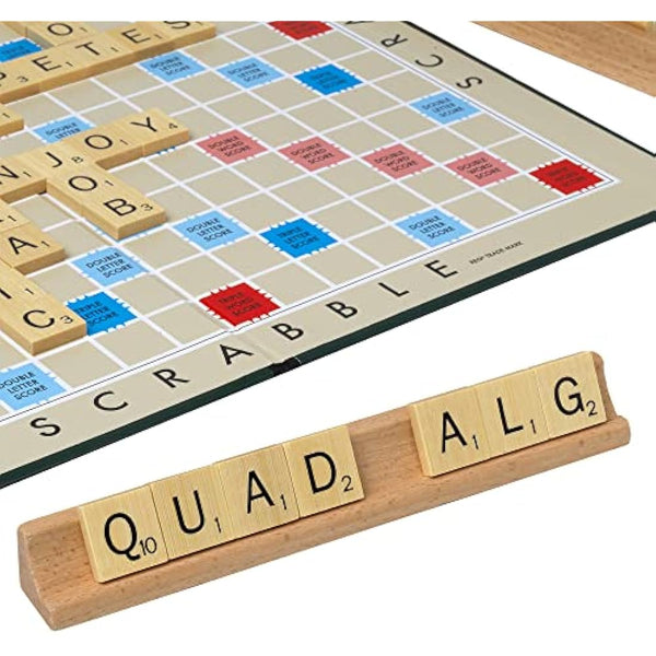 Ideal Scrabble Classic: a Reproduction Of The Original 1950'S Design with Wooden Tiles, Classic Games, for 2-4 Players, Ages 10+