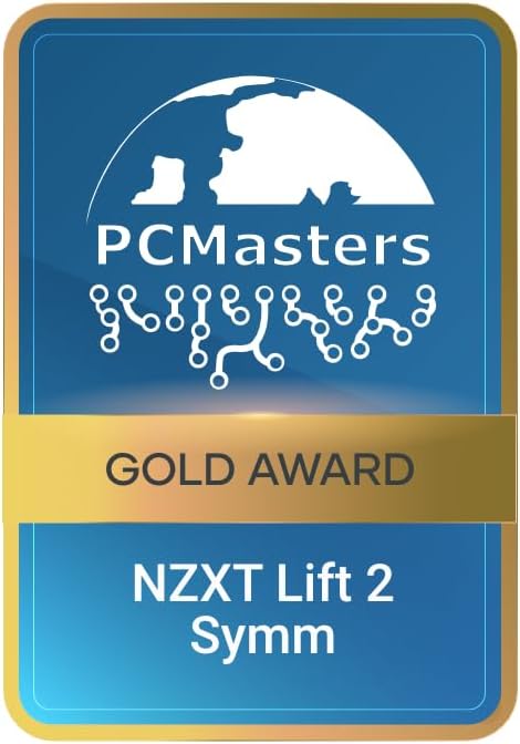 NZXT Lift 2 Ergo | Lightweight Ergonomic Wired Gaming Mouse | Lightweight 61 g Design | 8K Polling Rate | Optical Switches | 26K DPI Optical Sensor | 100% PTFE Feet | Black