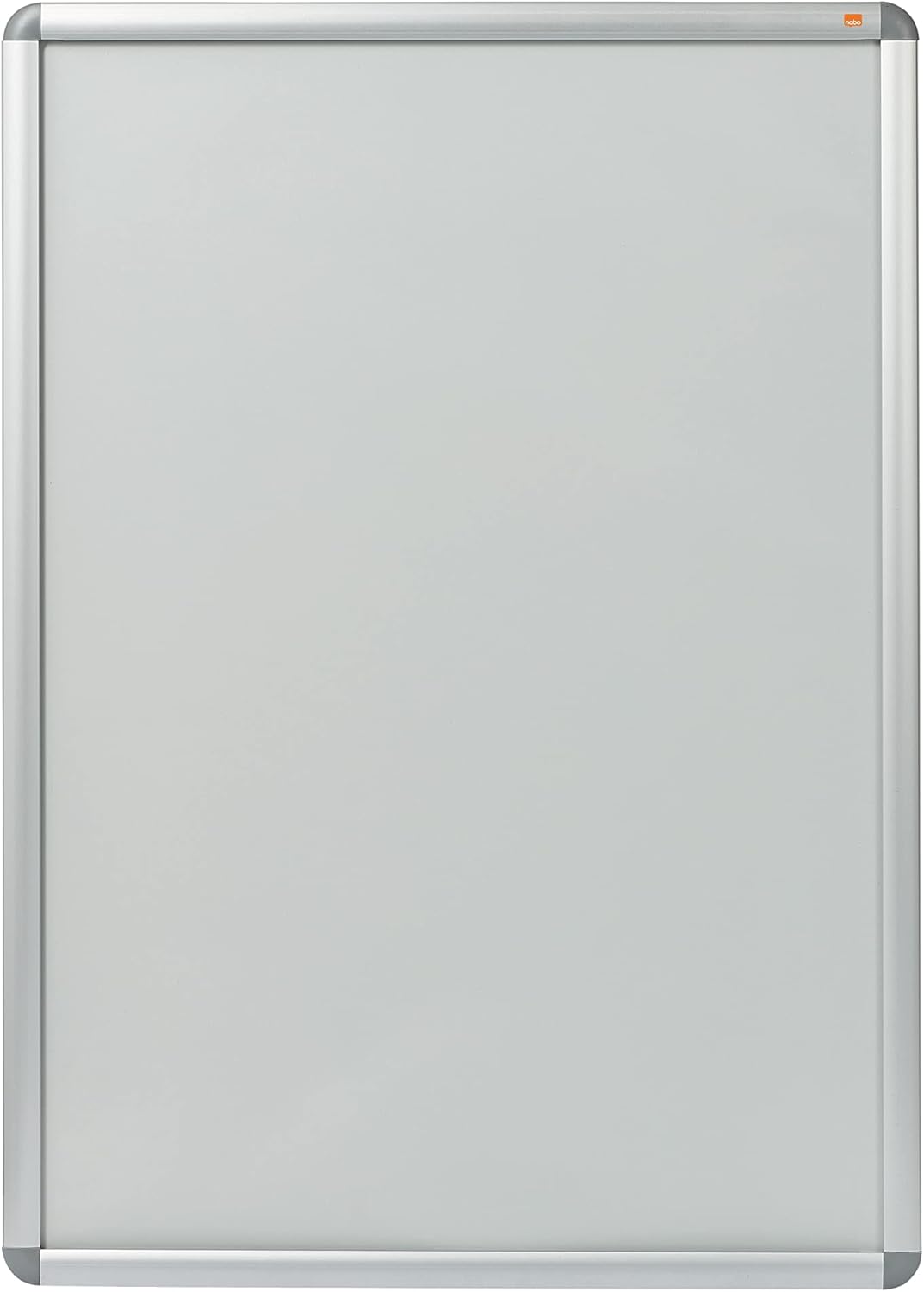 Nobo A3 Poster Frame Sign Holder With Snap Frame, Wall Mounted, Aluminium Trim, Anti-Glare Protective Cover, Premium Plus, Silver, 1902213