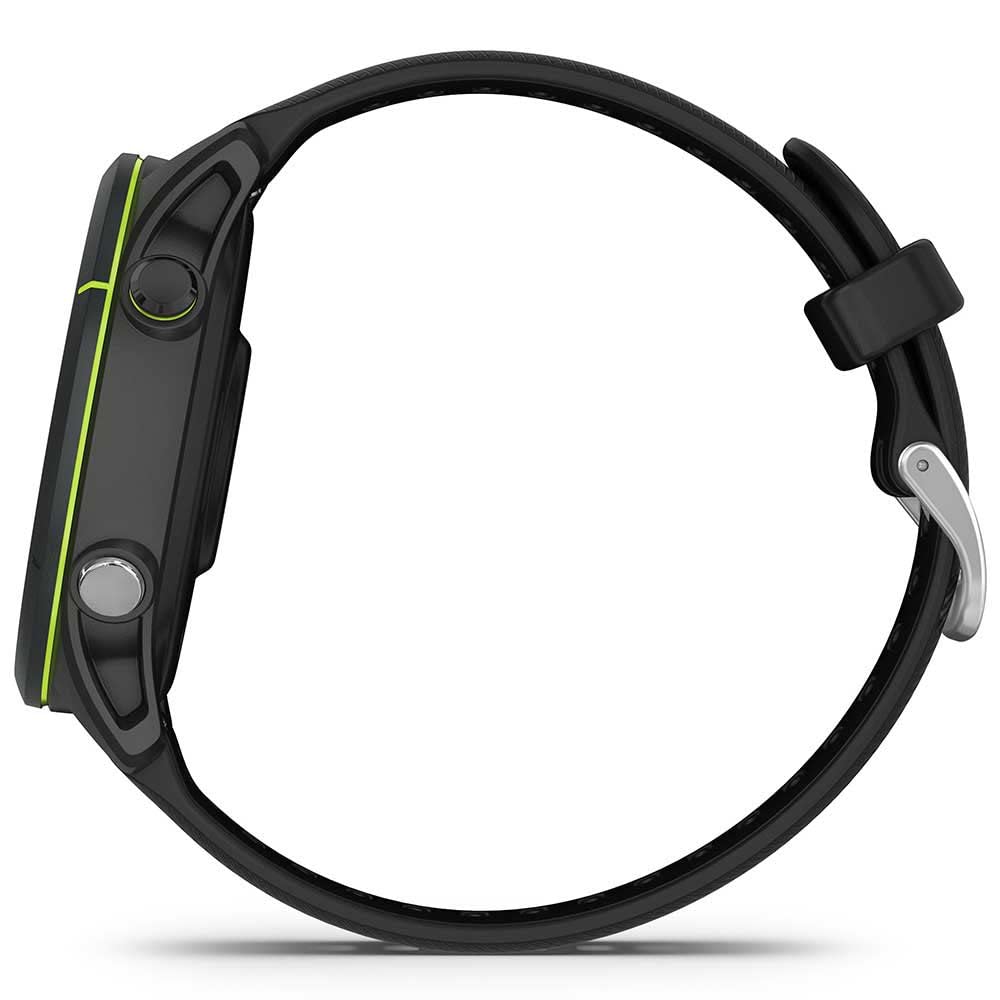 Garmin Forerunner 255 Music GPS 46mm Running Smartwatch, Lightweight, Music Storage, Advanced Training & Insights, Safety & Tracking Features, up to 14 days Battery Life, Whitestone