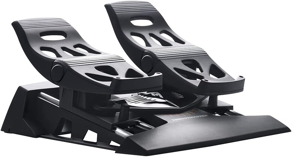 Thrustmaster TFRP T. Flight Rudder Pedals - Precise Rudder Control with S.M.A.R.T Technology for PC and PlayStation