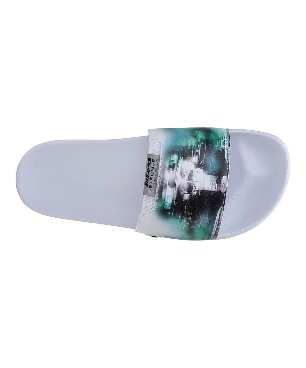 PUMA Unisex's Mapf1 Graphic Leadcat FTR Slide Sandal