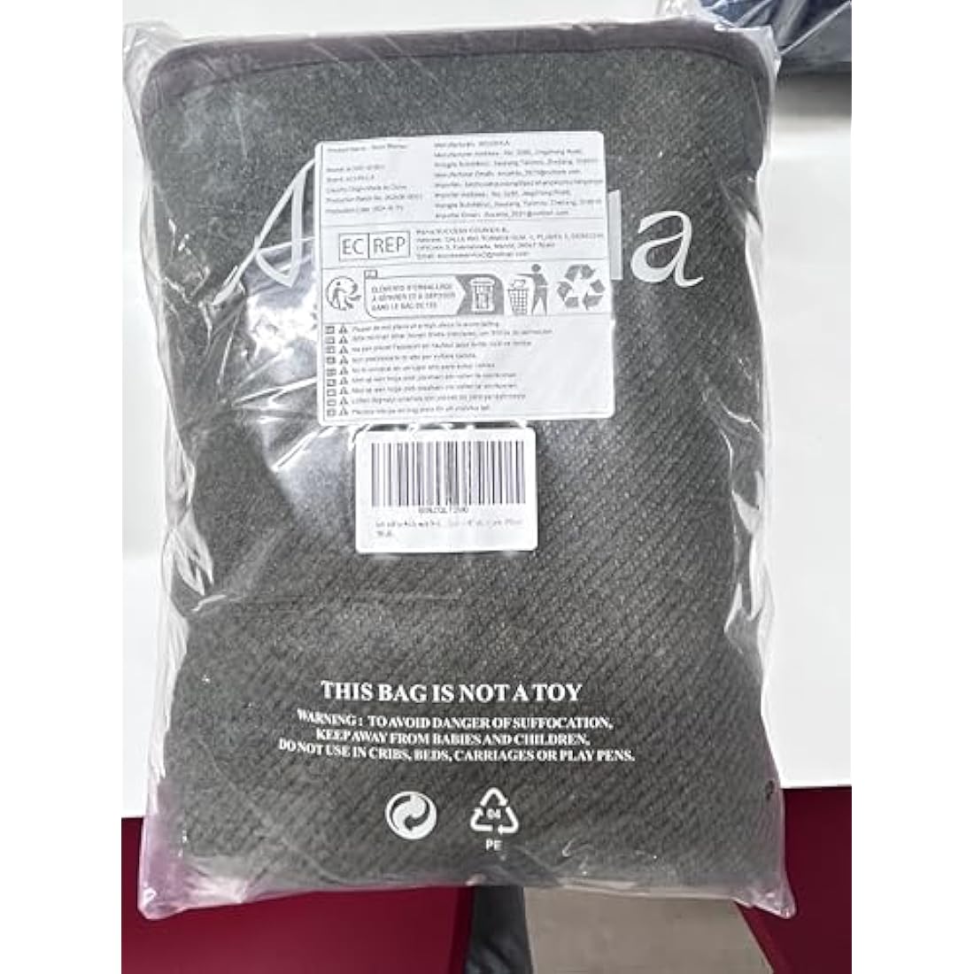 ACUSHLA Merino Wool Throw Blanket - Warm, Thick, Washable, Large Throw - Great for Indoor Outdoor Camping 160 x 200 cm (Wool) - Military (Olive)