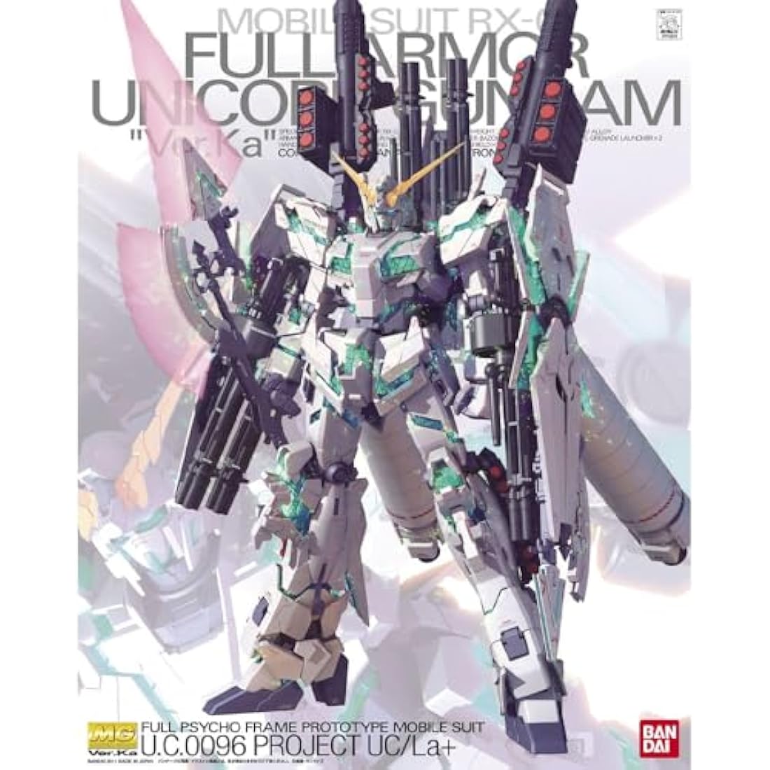Gundam - MG 1/100 RX-0 Full Armor Unicorn Ver.Ka - Model Kit 18cm