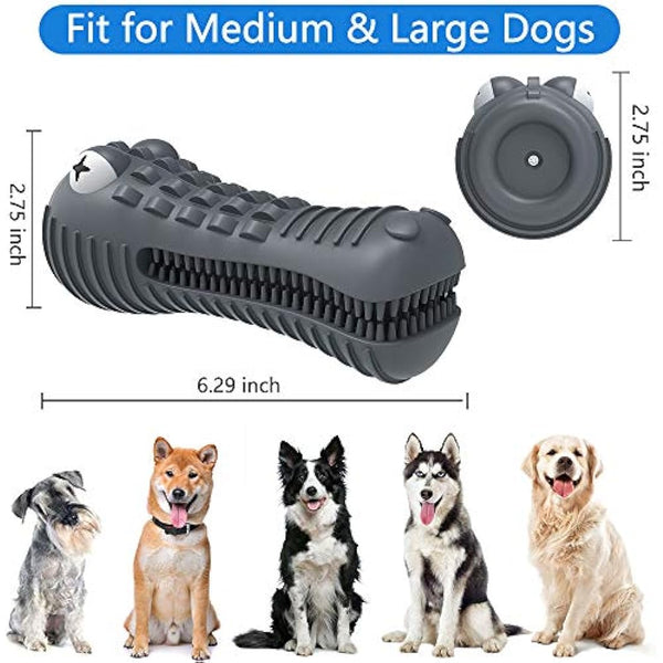HETOO Dog Chew Toys, Indestructible Tough Durable Dog Toothbrush Toys For Aggressive Chewers Dogs Dental Care Teeth Cleaning, Gifts for Dogs