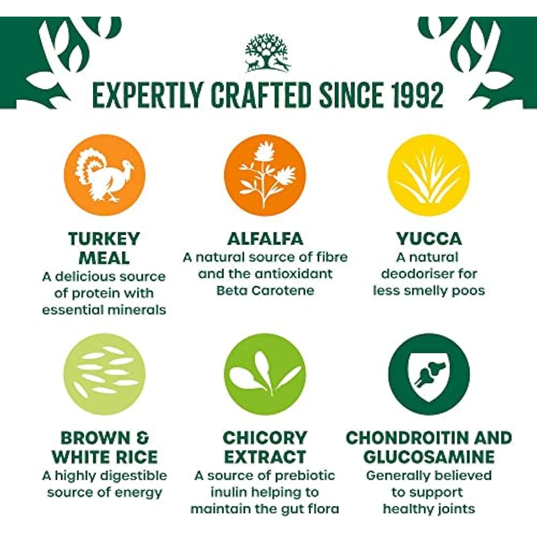 James Wellbeloved Senior Turkey & Rice 7.5 kg Bag, Hypoallergenic Dry Dog Food