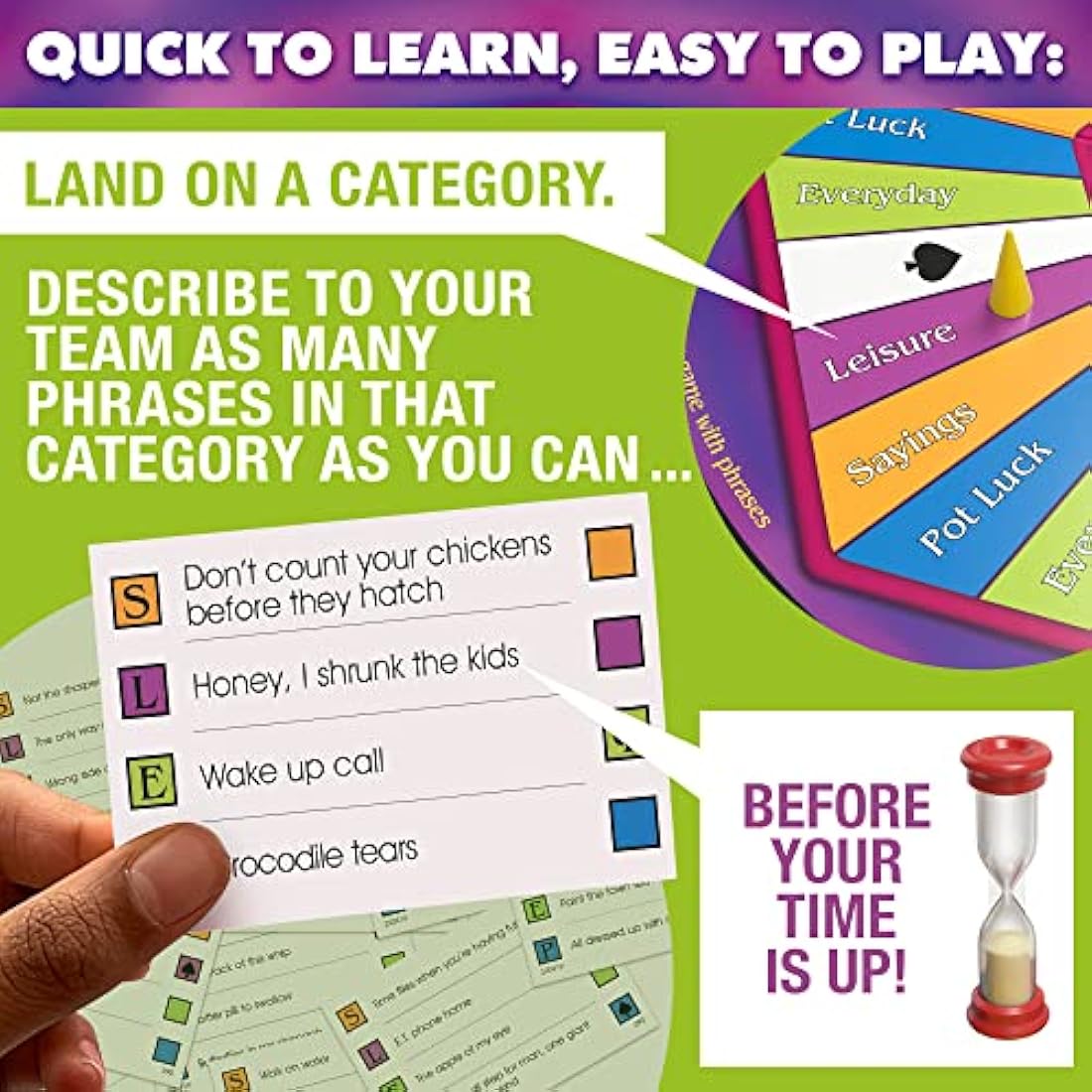 Drumond Park Articulate. Phrases Family Board Game - The Fast Talking Description Game | Party & Family Games for Adults & Children from 12 Years Old Multicolour