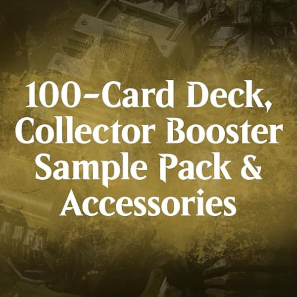 Magic: The Gathering Fallout Commander Deck - Scrappy Survivors (100-Card Deck, 2-Card Collector Booster Sample Pack + Accessories)