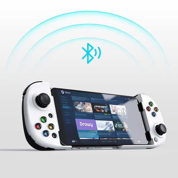 ShanWan Mobile Gaming Controller for Android/iOS, Phone controller for iPhone15, Bluetooth connection, PS Remote Gaming Xbox Cloud Steam Link GeForce NOW MFi Apple Arcade Gaming