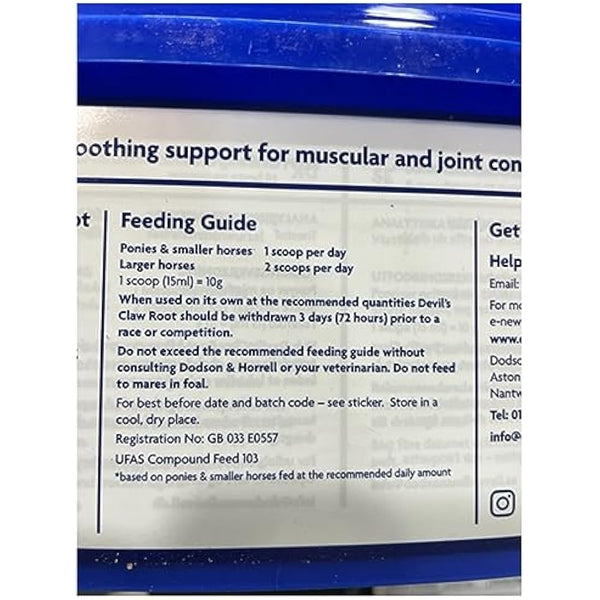 Dodson & Horrell Devils Claw Root for Horses, 1.5 kg