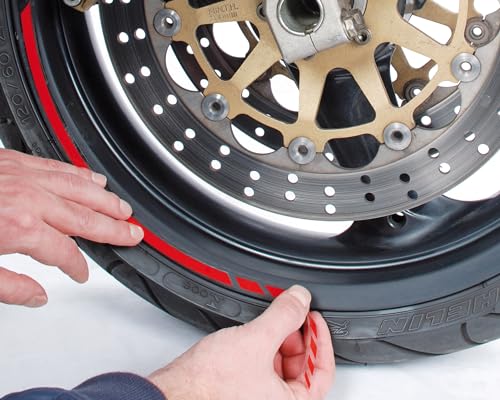 Foliatec PIN Striping Racing Motorbike Self Adhesive Car Wash Proof Racing Style Red