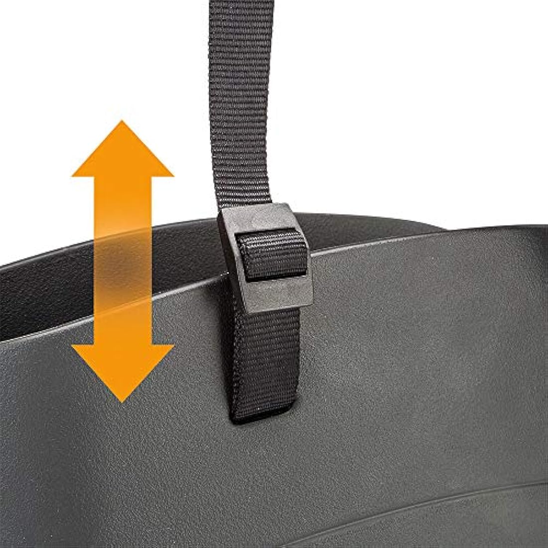 Ferplast Carrier bag for small dogs WITH-ME, EVA, Soft rubber plastic, washable, Adjustable handles, Safety belt included, 21.5 x 43.5 x h 27 cm Black