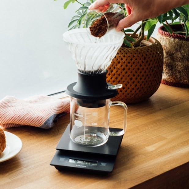 HARIO Prepare coffee according to the tea principle, immersion dripper switch, made in Japan, Black