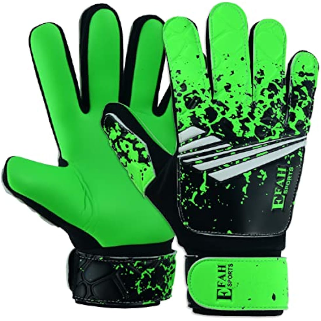 EFAH SPORTS Football Goalkeeper Gloves For Boys kids Children Youth Soccer Goalie Glove with Super Grip Palms