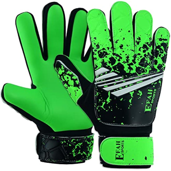 EFAH SPORTS Football Goalkeeper Gloves For Boys kids Children Youth Soccer Goalie Glove with Super Grip Palms