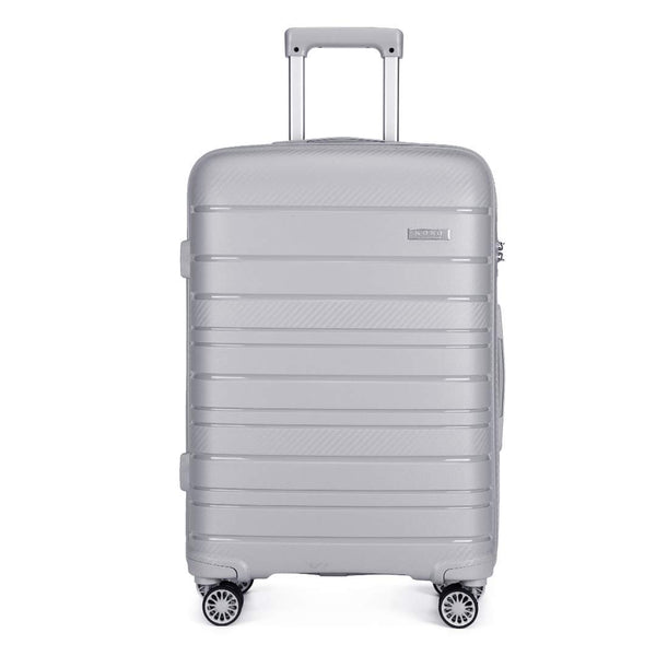 Kono Lightweight Suitcase Hand Luggage Polypropylene Hard Shell Travel Trolley
