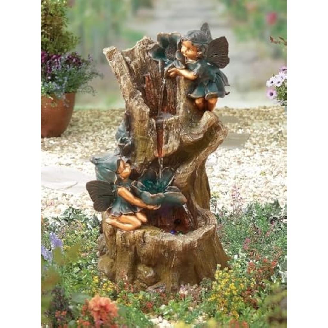 Easy Fountain Spellbound Water Fountain One Size Natural, Resin