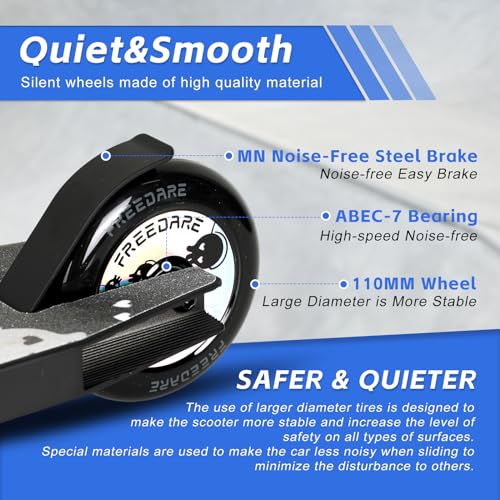 FREEDARE Pro Scooter Stunt Scooter Complete Trick Scooter for Kids 8 Years and Up, Teens, Adults, Boys and Girls Freestyle Street Scooter for