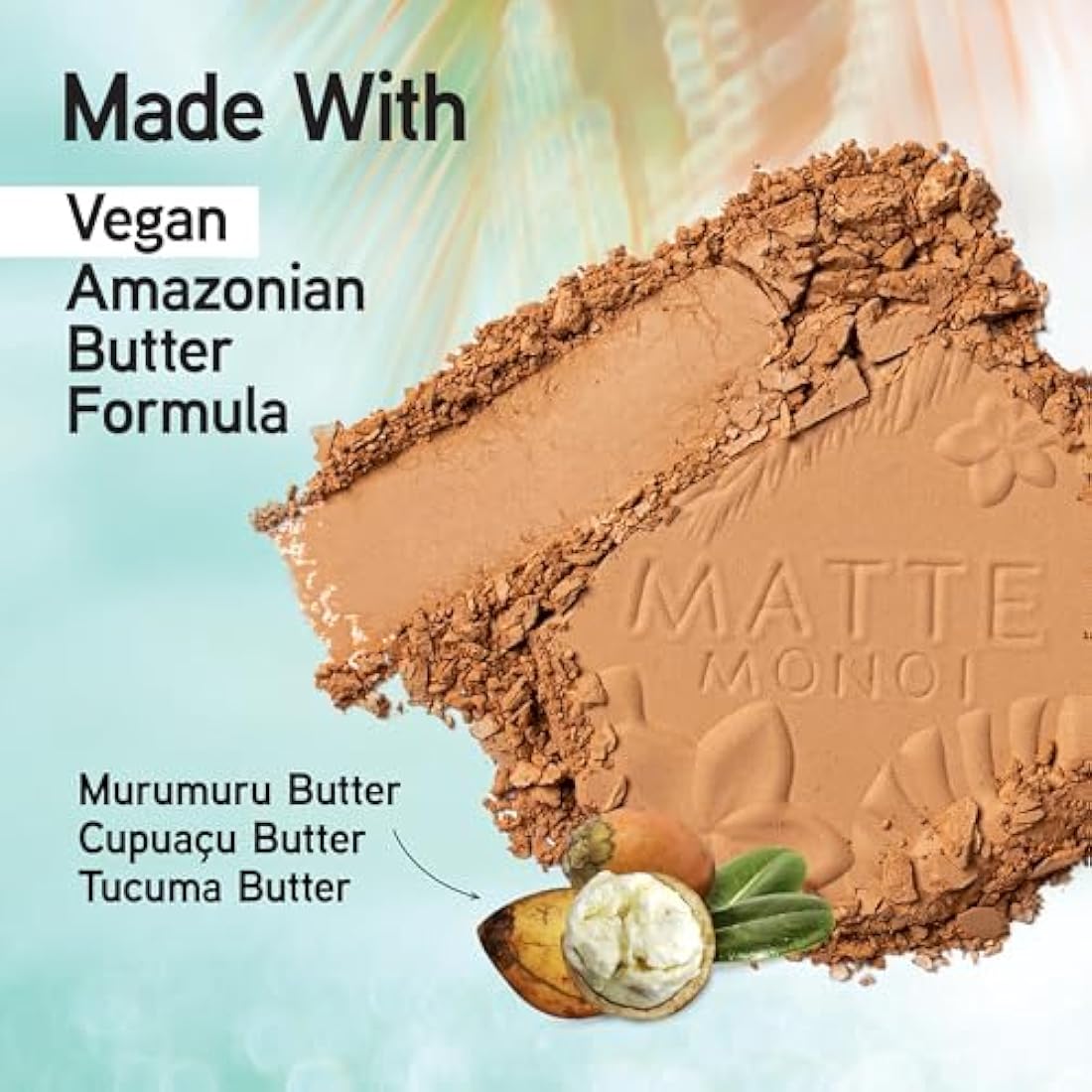 Physicians Formula, Matte Monoi Butter Bronzer Powder, Waterproof Matte Formula Infused with Nourishing Monoi and Murumuru Butter, for Bronzing and Contouring, Shade Bronzer