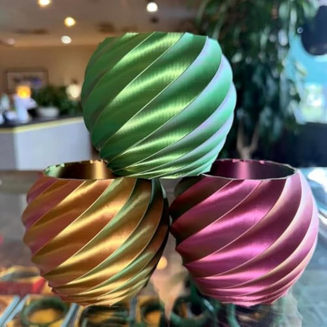 Kingroon PLA 3D Printer Filament,Single and Tri Color Pla Filament,10 Rolls,Dimensional Accuracy +/- 0.02 mm, 10 kg Spool(22lbs) 1.75 mm Filament…