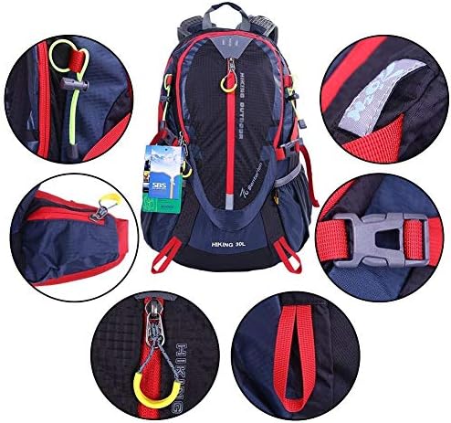 EGOGO 30L Outdoor Cycling Hiking Water-resistant Backpack Running Camping Daypack with Rain Cover S2310