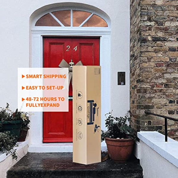 Good Nite Single Mattress 3FT Hybrid with Breathable and Skin-Friendly Fabric Medium Hard Mattress 18cm Depth 90 x 190 cm