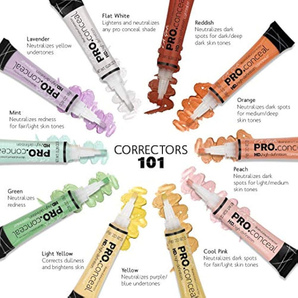 L.A. Girl Cosmetics PRO Conceal HD Concealer Yellow Corrector 8g
