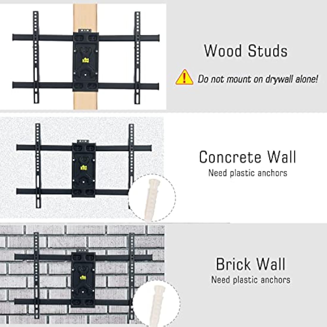 FORGING MOUNT Long Reach TV Wall Bracket Corner TV Bracket for 32-75 inch TVs, 820mm Extension Long Arm with Swivel/Tilt, Full Motion Tv Wall Mount, Max VESA 600x400mm, Up to 50KG